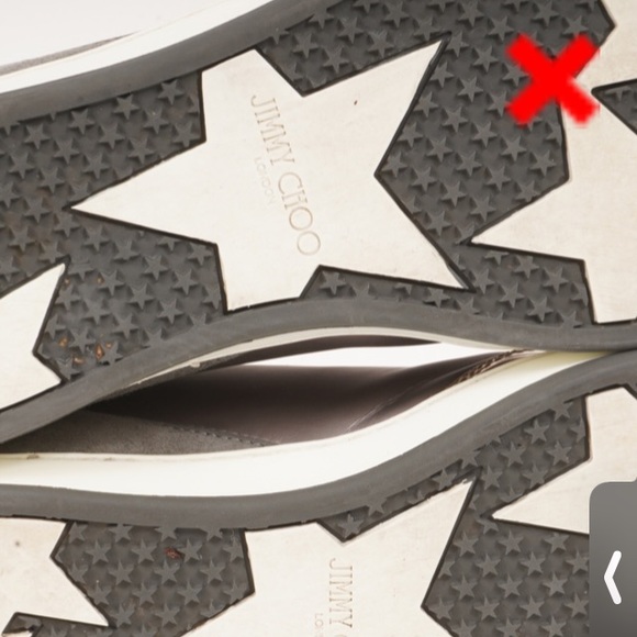 Jimmy Choo Grey Rose Gold Taupe Colorblock Suede Leather Sneakers SZ 35 EU - Picture 8 of 8